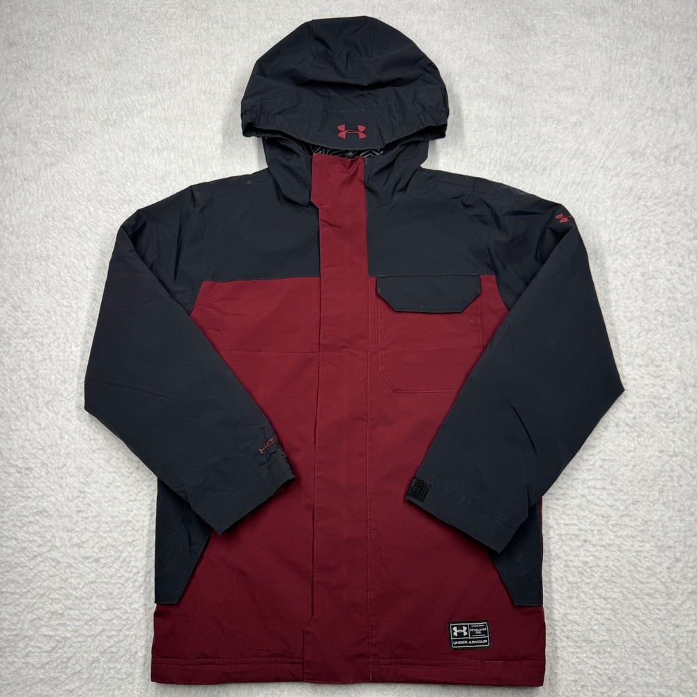 Under Armour Storm 2 Coldgear Infrared Winter Jacket Red and Black Youth Boys‎ M